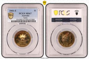 2001-S $1 Army MS67