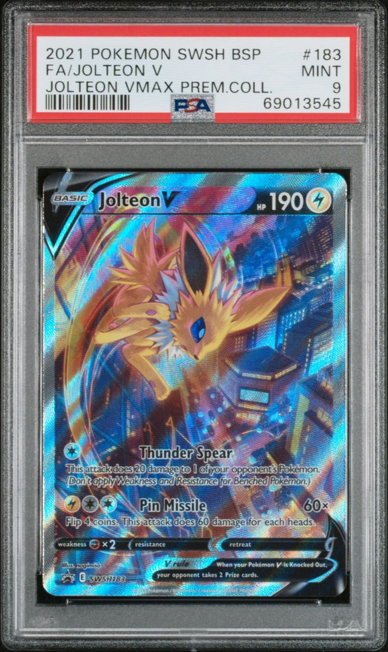 TCG 2021 Pokemon SWSH Full Art Black Star Promo Flareon/Jolteon