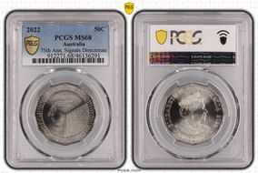 2022 50C 75th Ann. Signals Directorate MS68