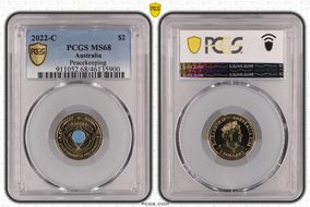 2022-C $2 Peacekeeping Colorized MS68