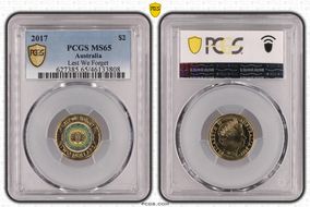 2017 $2 Lest We Forget Colorized MS65