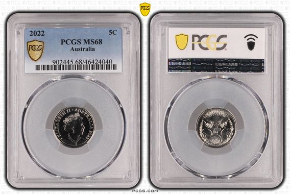 Cert 46424040 - Coin Image