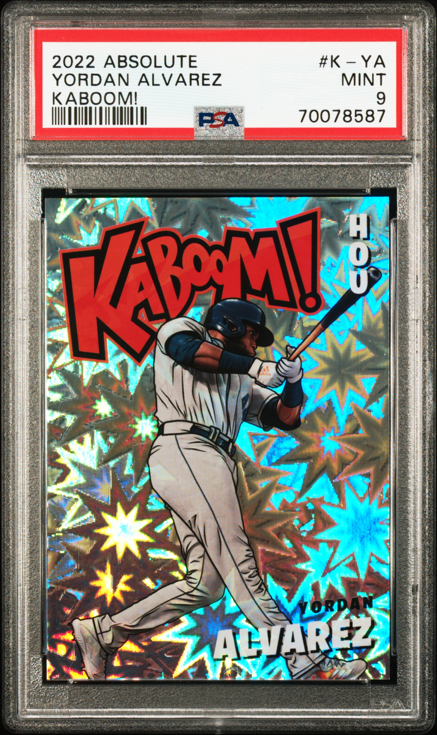 2022 PANINI ABSOLUTE KABOOM! #K-YA YORDAN ALVAREZ KABOOM!