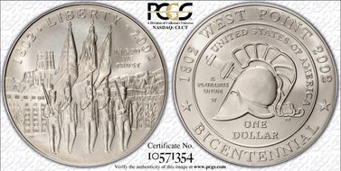 2002-W $1 West Point MS69