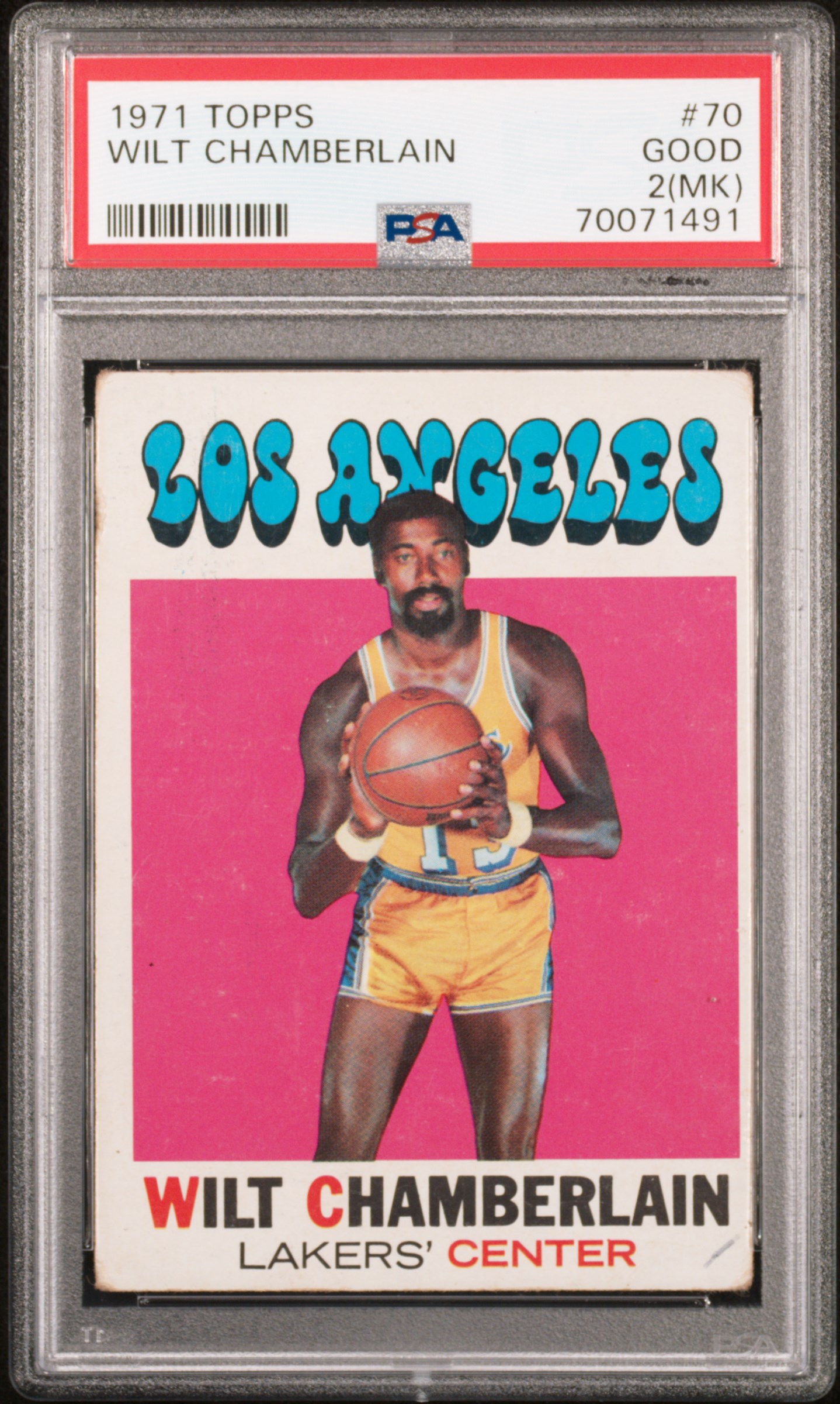 1971 TOPPS #70 WILT CHAMBERLAIN