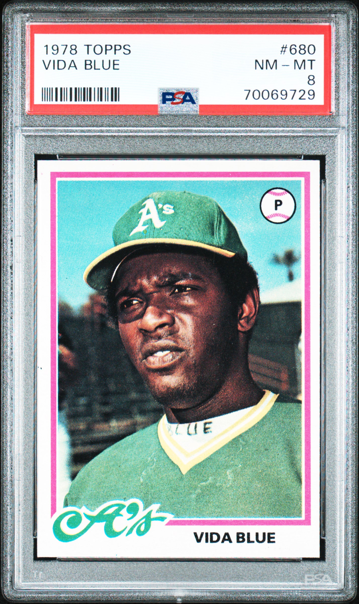 1978 TOPPS #680 VIDA BLUE