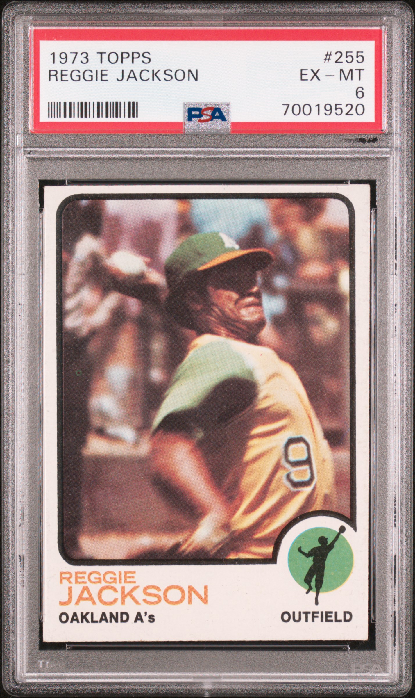 1973 TOPPS #255 REGGIE JACKSON