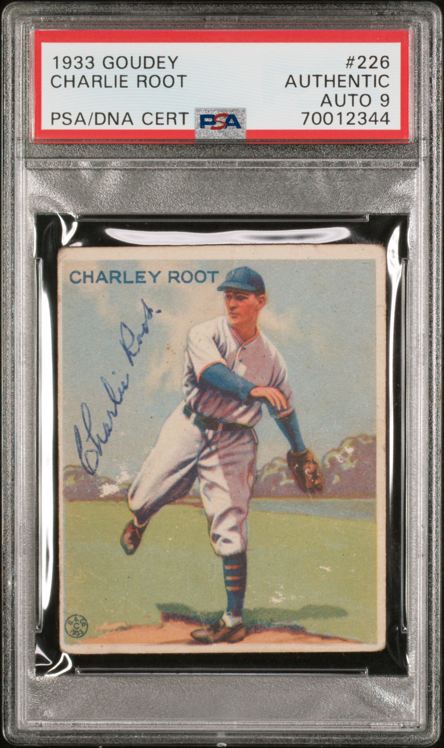 1933 GOUDEY #226 CHARLEY ROOT