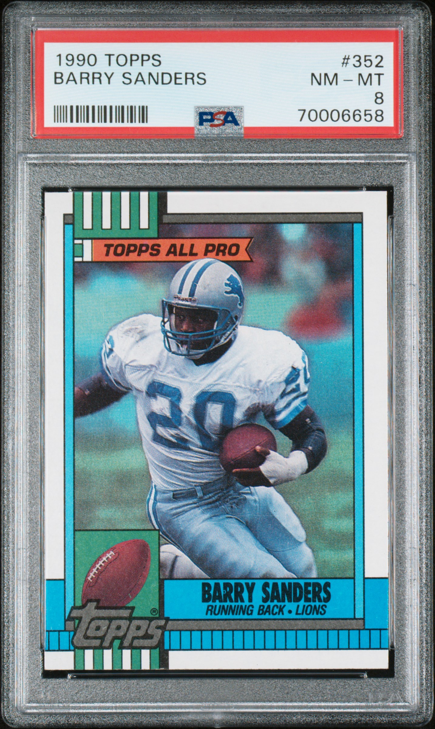 1990 TOPPS #352 BARRY SANDERS