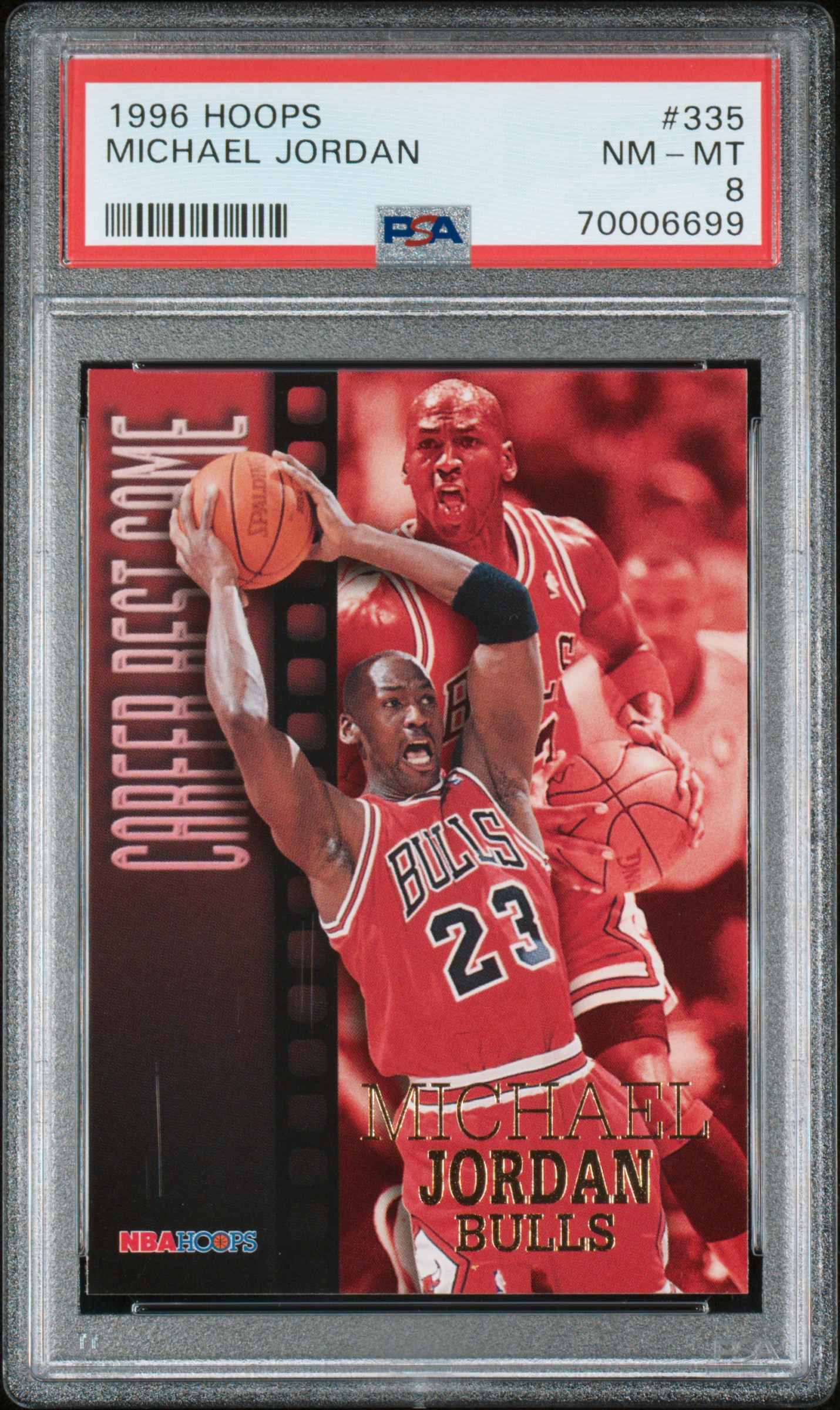 1996 HOOPS #335 MICHAEL JORDAN