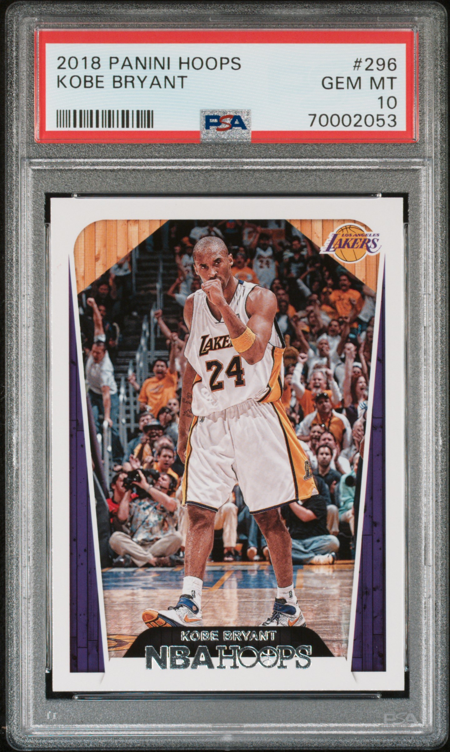 2018 PANINI HOOPS #296 KOBE BRYANT