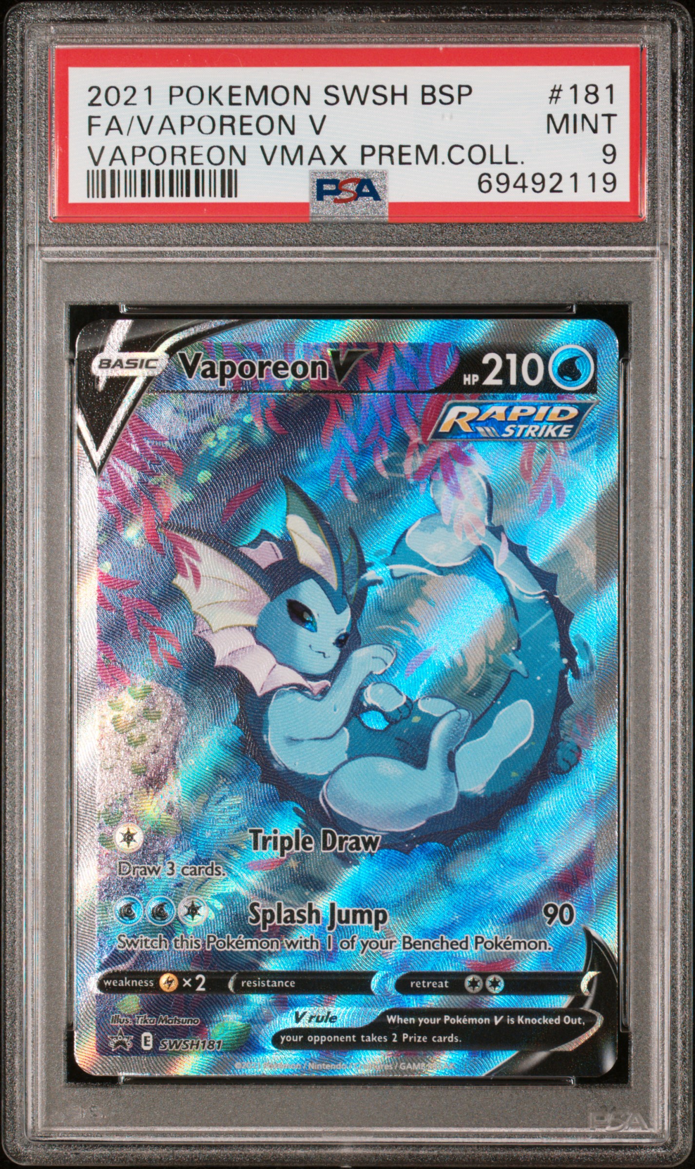 TCG - 2021 Pokemon SWSH Full Art Black Star Promo Flareon TCG - 2021 Pokemon SWSH Full Art Black Star Promo Flareon