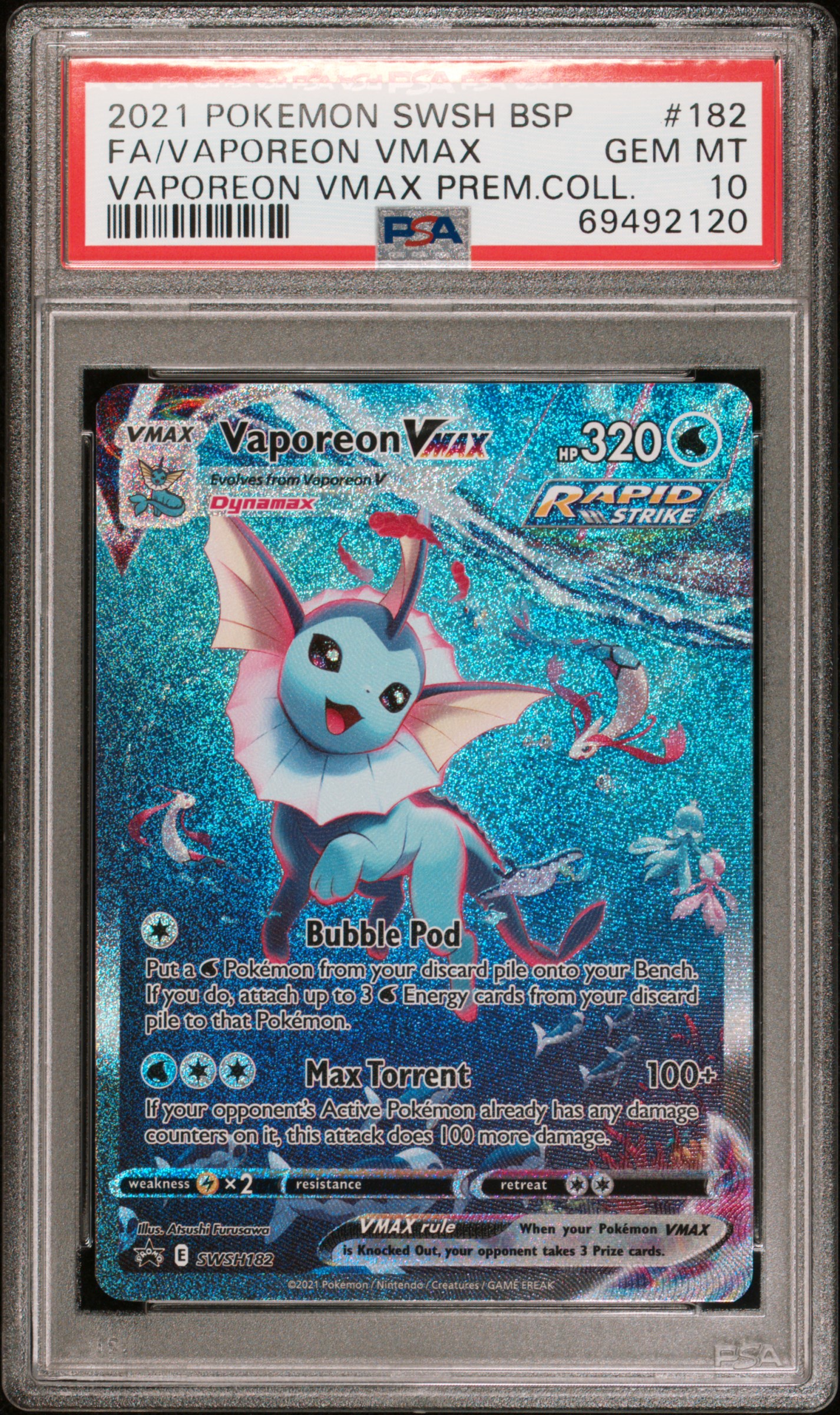 TCG - 2021 Pokemon SWSH Full Art Black Star Promo Flareon