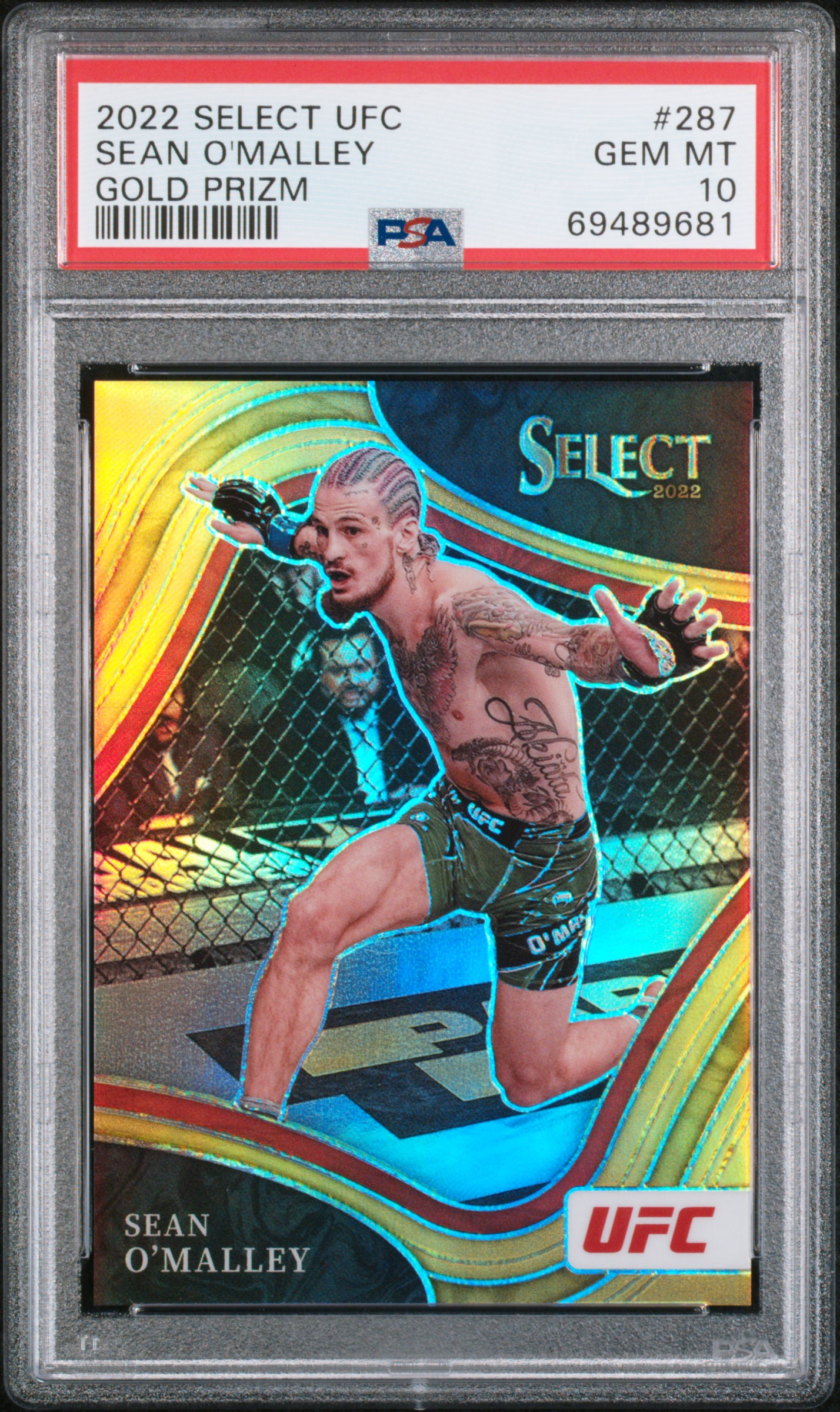 Misc Sports - 2022 Panini Select UFC Sean O'Malley Rainbow : Aokis