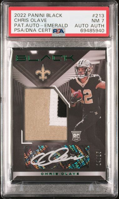 : Graded 2022 Panini Donruss Chris Olave #309 Rookie RC Football  Card PSA 10 Gem Mint : Collectibles & Fine Art