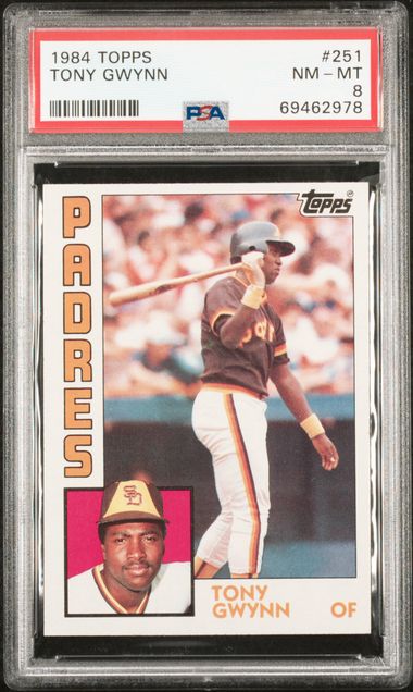 1983 Topps #482 Tony Gwynn San Diego Padres Rookie Baseball