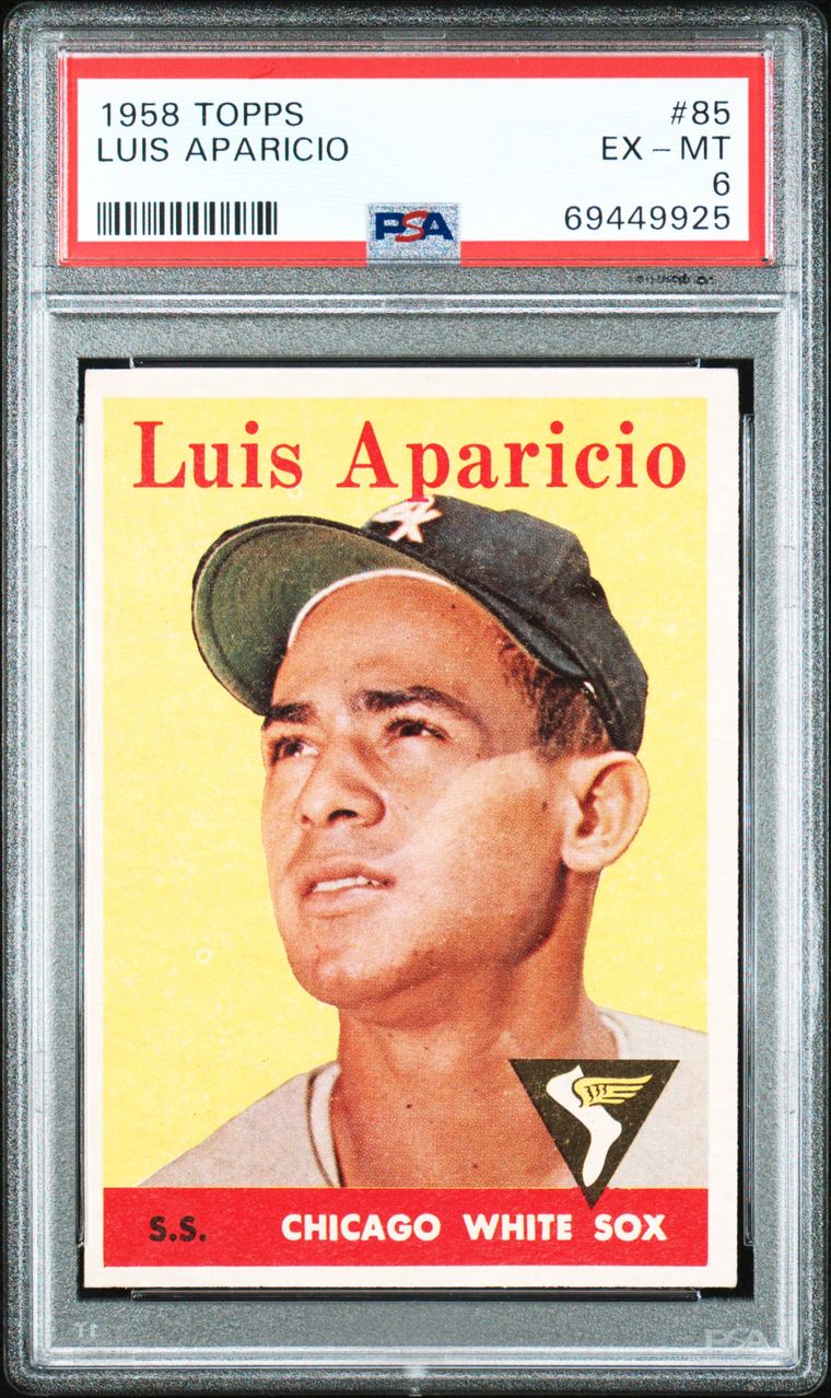 1958 Topps Luis Aparicio (White Tm. Letters)