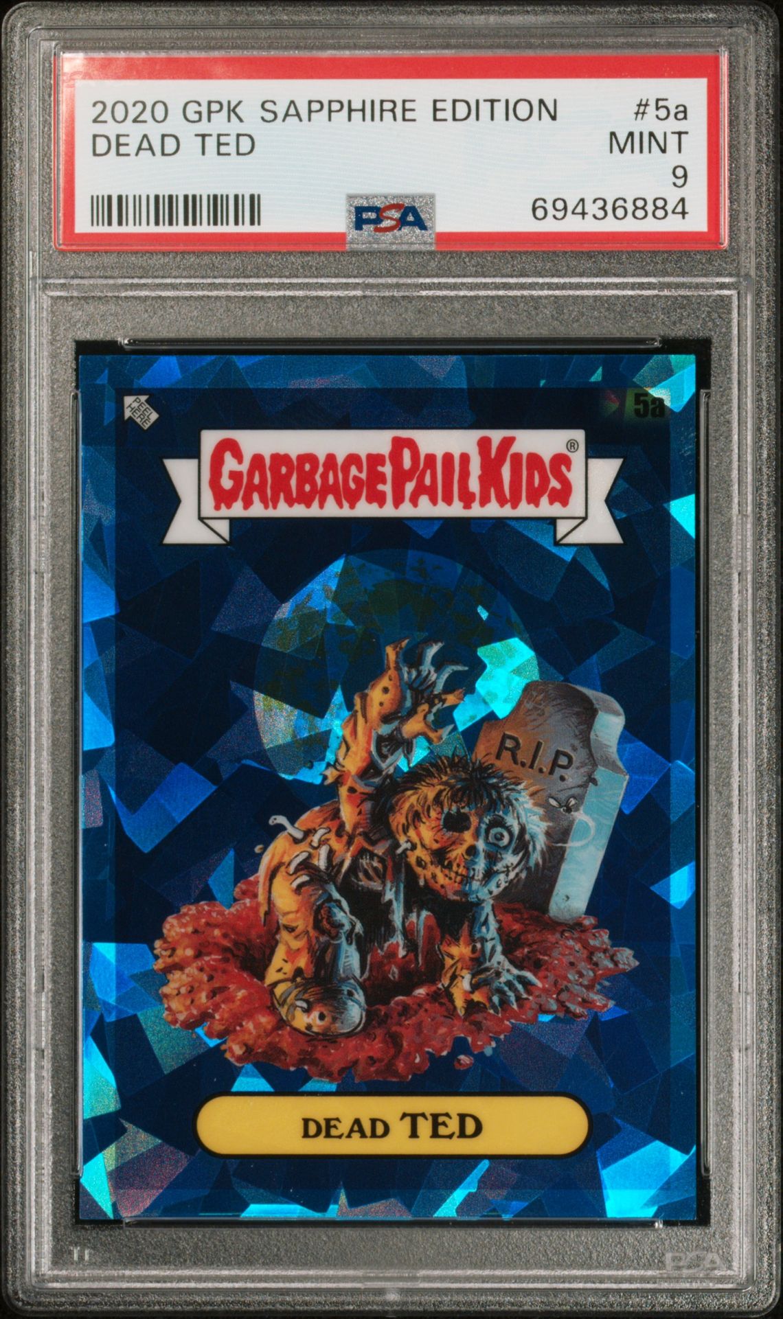 2020 Topps GARBAGE PAIL KIDS SAPPHIRE EDITION #5A Dead Ted front