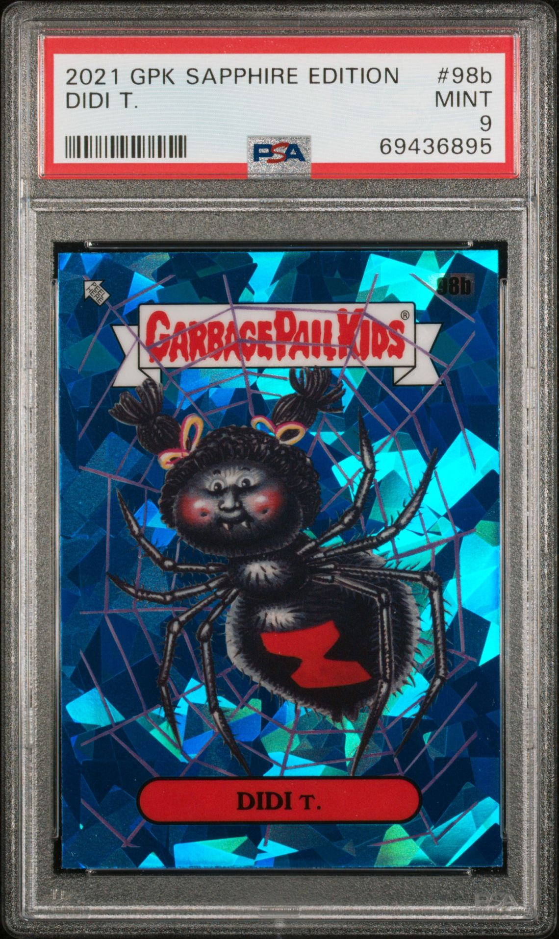 2021 Topps GARBAGE PAIL KIDS SAPPHIRE EDITION #98B Didi T. front