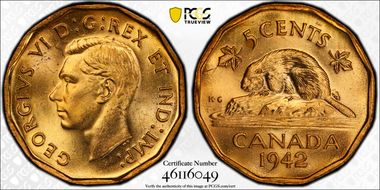 1942 5C Tombac MS64