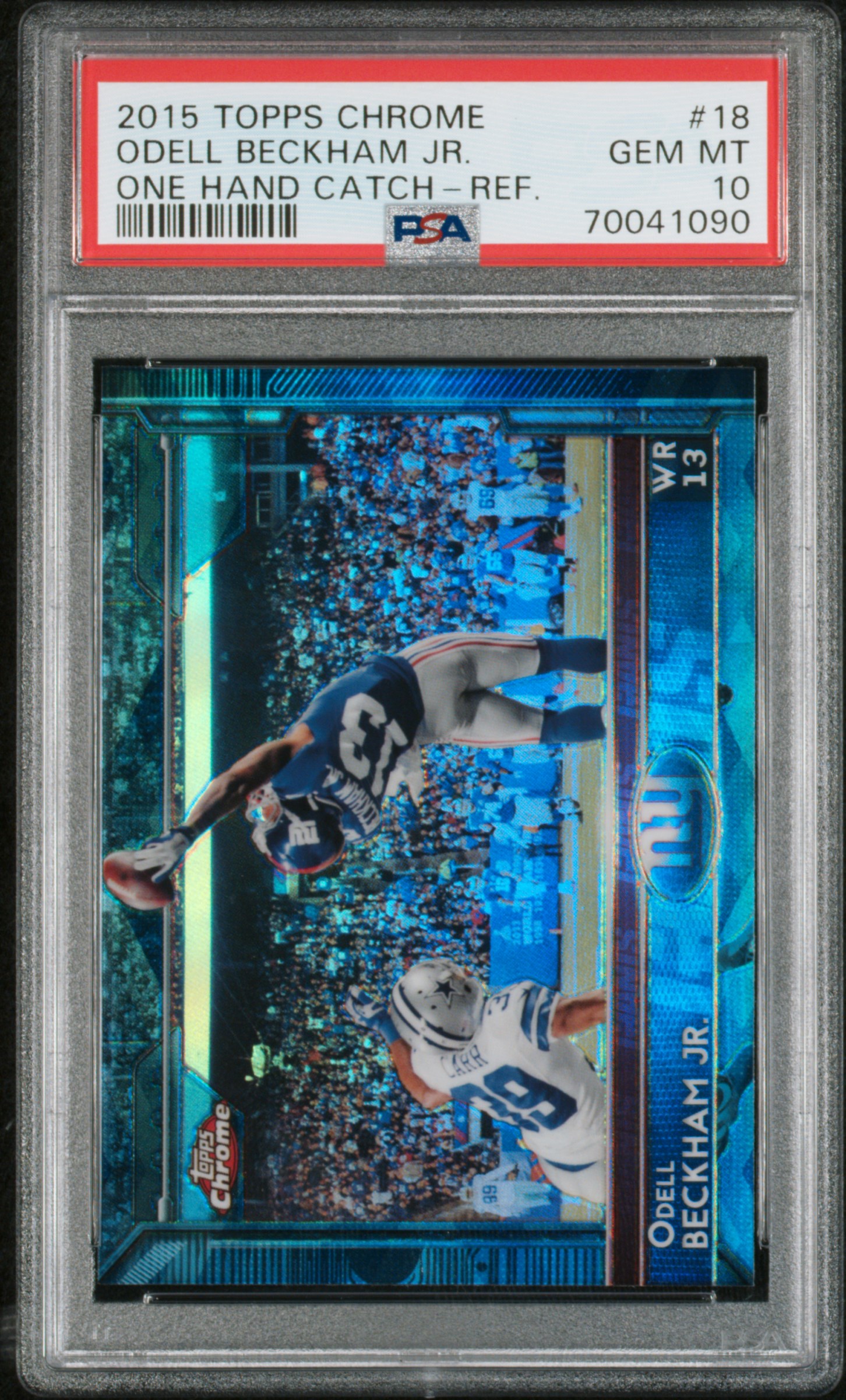 2015 TOPPS CHROME #18 ODELL BECKHAM JR. REFRACTOR