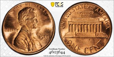 1983 1C DDO, FS-102 MS66RD