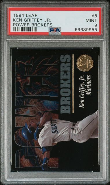 1989 Topps Traded #41T Ken Griffey Jr Mariners Rookie Card PSA 9 Mint