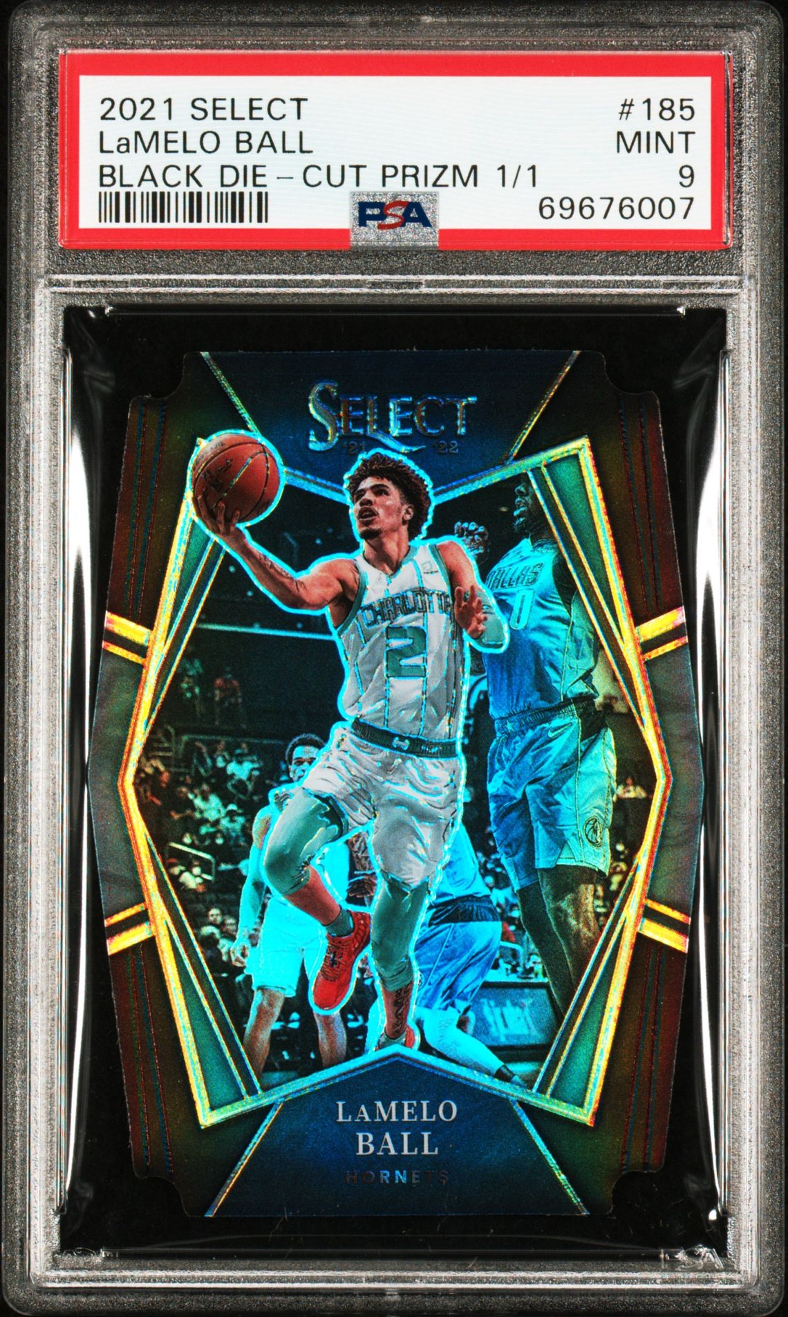 2021 Panini PANINI SELECT Black #185 Lamelo Ball front