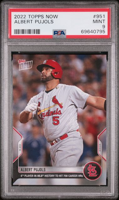 Topps Albert Pujols front