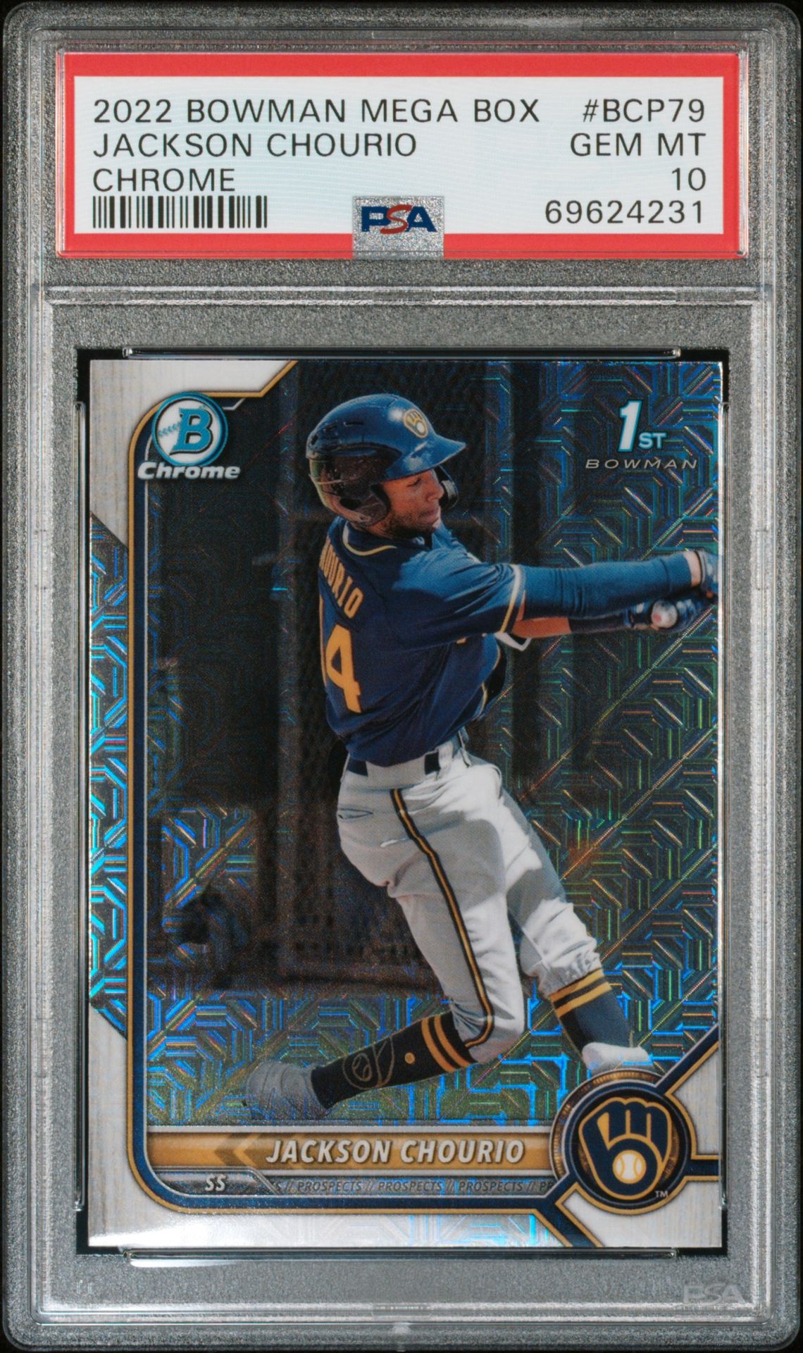 2022 Bowman BOWMAN MEGA BOX CHROME #79 Jackson Chourio front