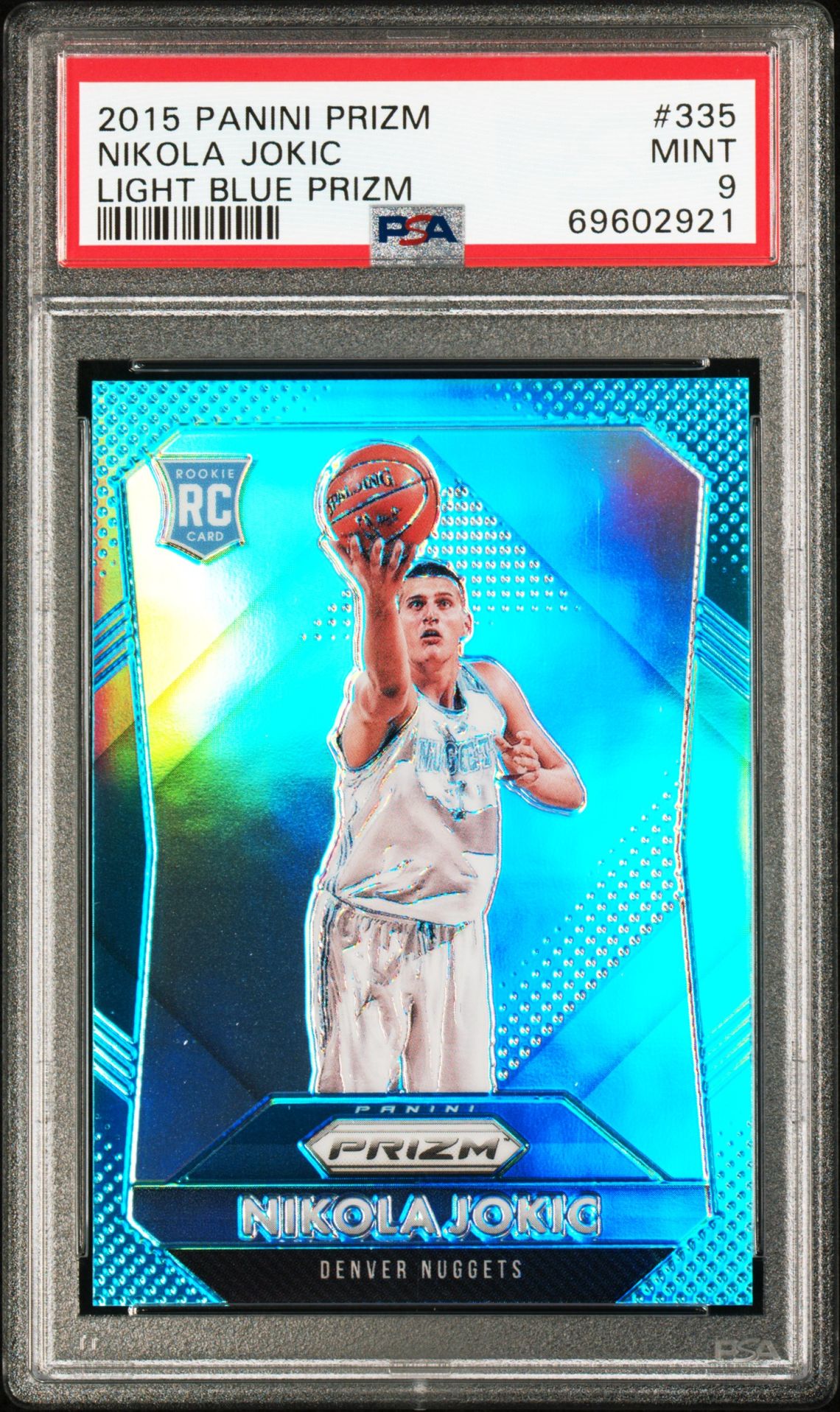 2015 Panini PANINI PRIZM LIGHT BLUE PRIZM #335 Nikola Jokic front