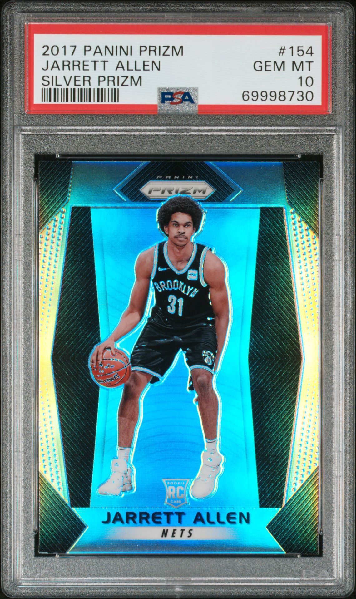 2017 Panini PANINI PRIZM SILVER PRIZM #154 Jarrett Allen front