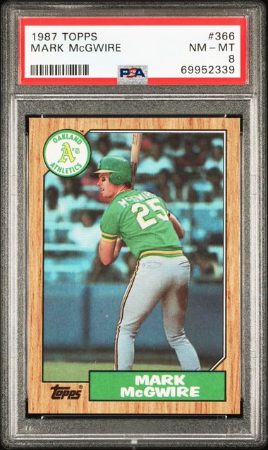 1985 Topps Mark McGwire Rookie Card #401 - NM