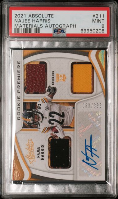 At Auction: 2021 Panini Prizm Rookie Gear Najee Harris Prizm Relic