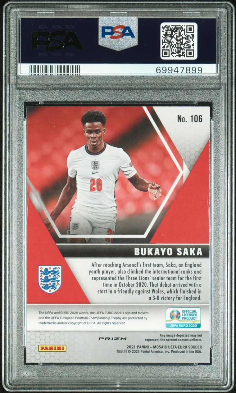 PSA Set Registry Showcase: Bukayo Saka