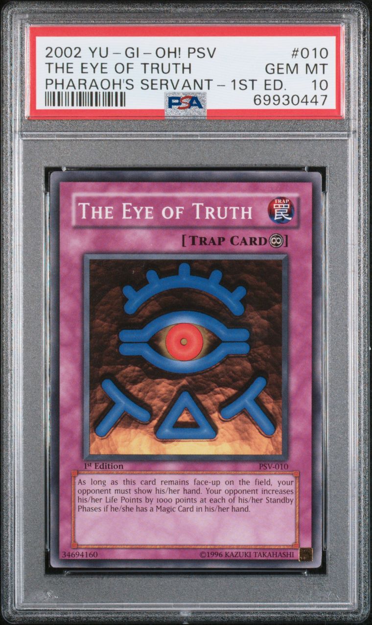 TCG, 2002 Yu-Gi-Oh! PSV-Pharaoh's Servant 1st Edition Published