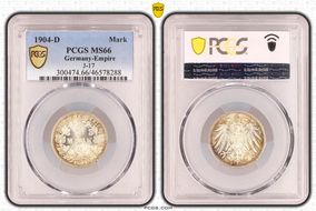 1904-D Mark J-17 MS66