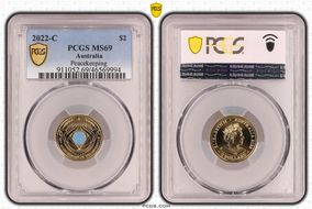 2022-C $2 Peacekeeping Colorized MS69