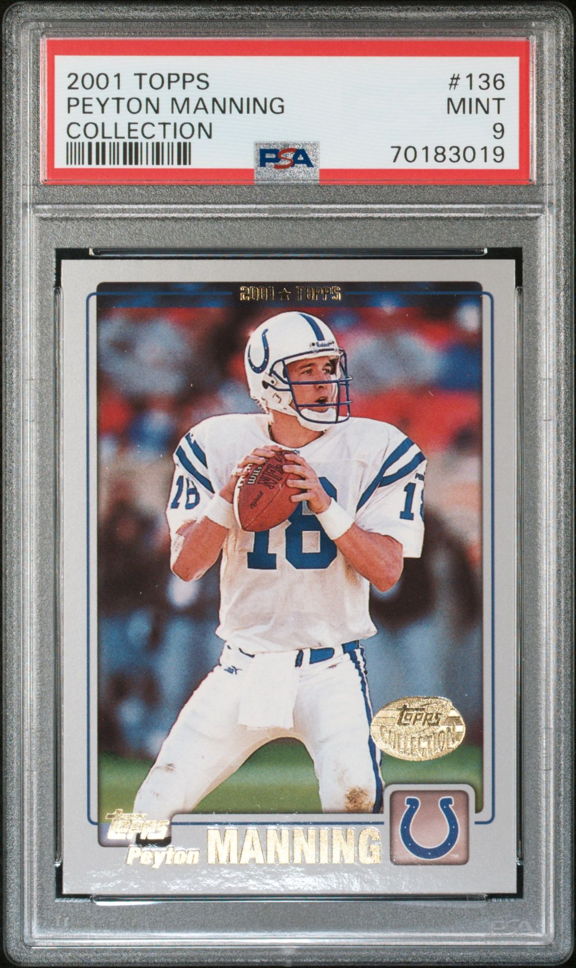 2001 Topps TOPPS COLLECTION #136 Peyton Manning front