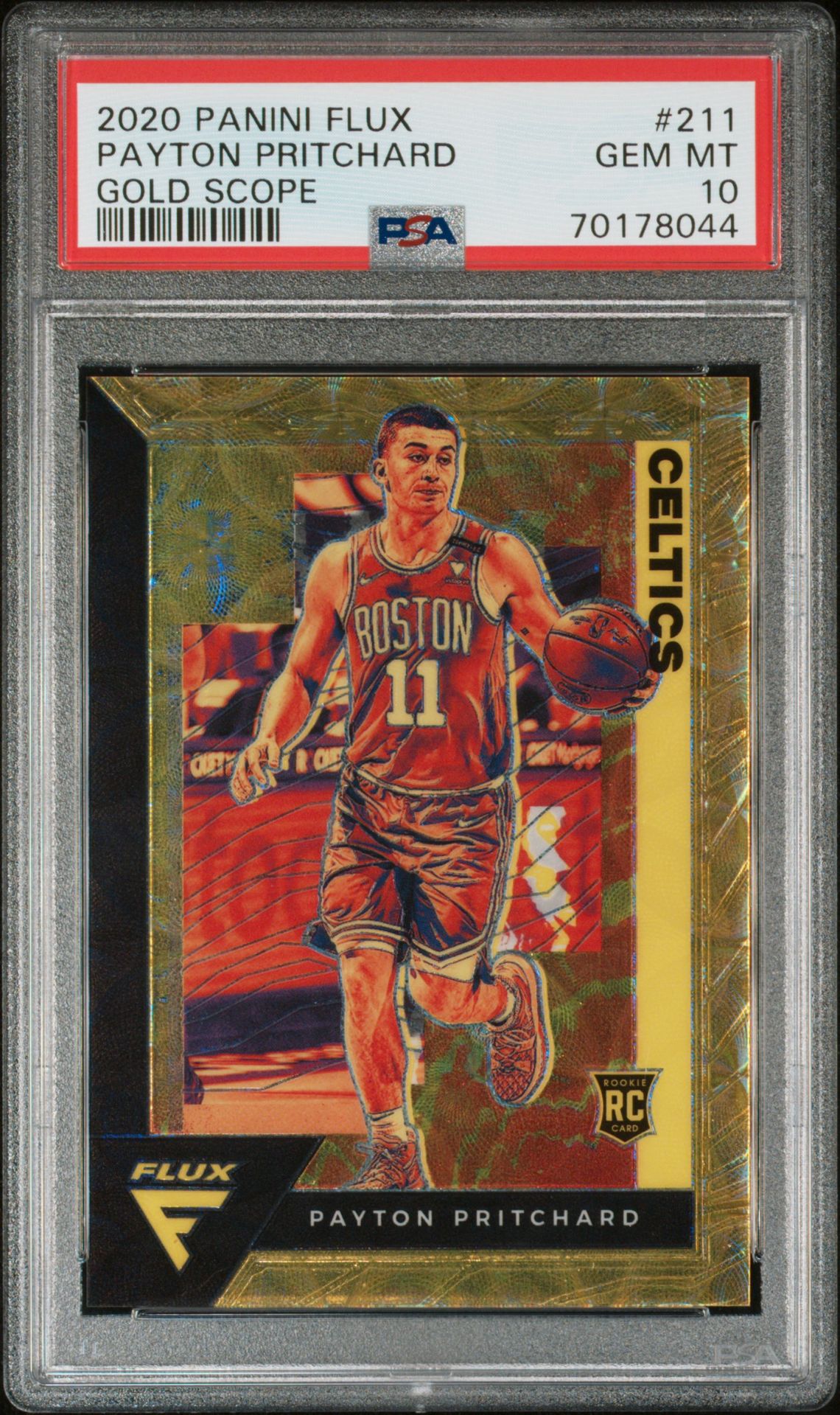 2020 Panini PANINI FLUX GOLD SCOPE #211 Payton Pritchard front