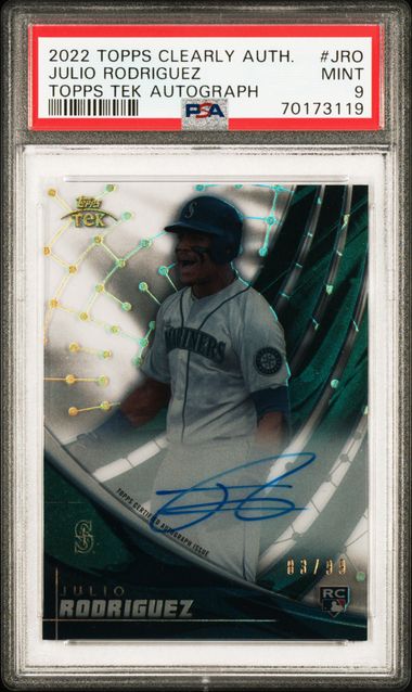 2022 Topps Clearly Authentic Topps Tek Autographs #JRO Julio