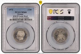 1973 2 Dr KM-99 Large Head MS66