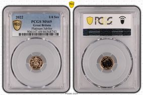 2022 1/4 Sov Platinum Jubilee MS69