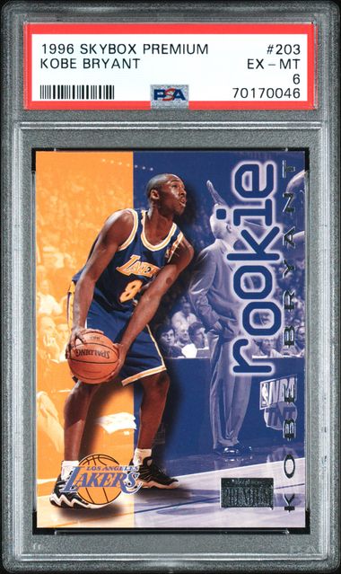 1996-97 Skybox Premium #203 Kobe Bryant Los Angeles Lakers