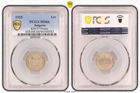 1925 Lev KM-37 Poissy MS66