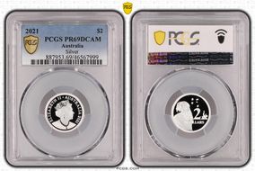 2021 $2 Silver PR69DCAM