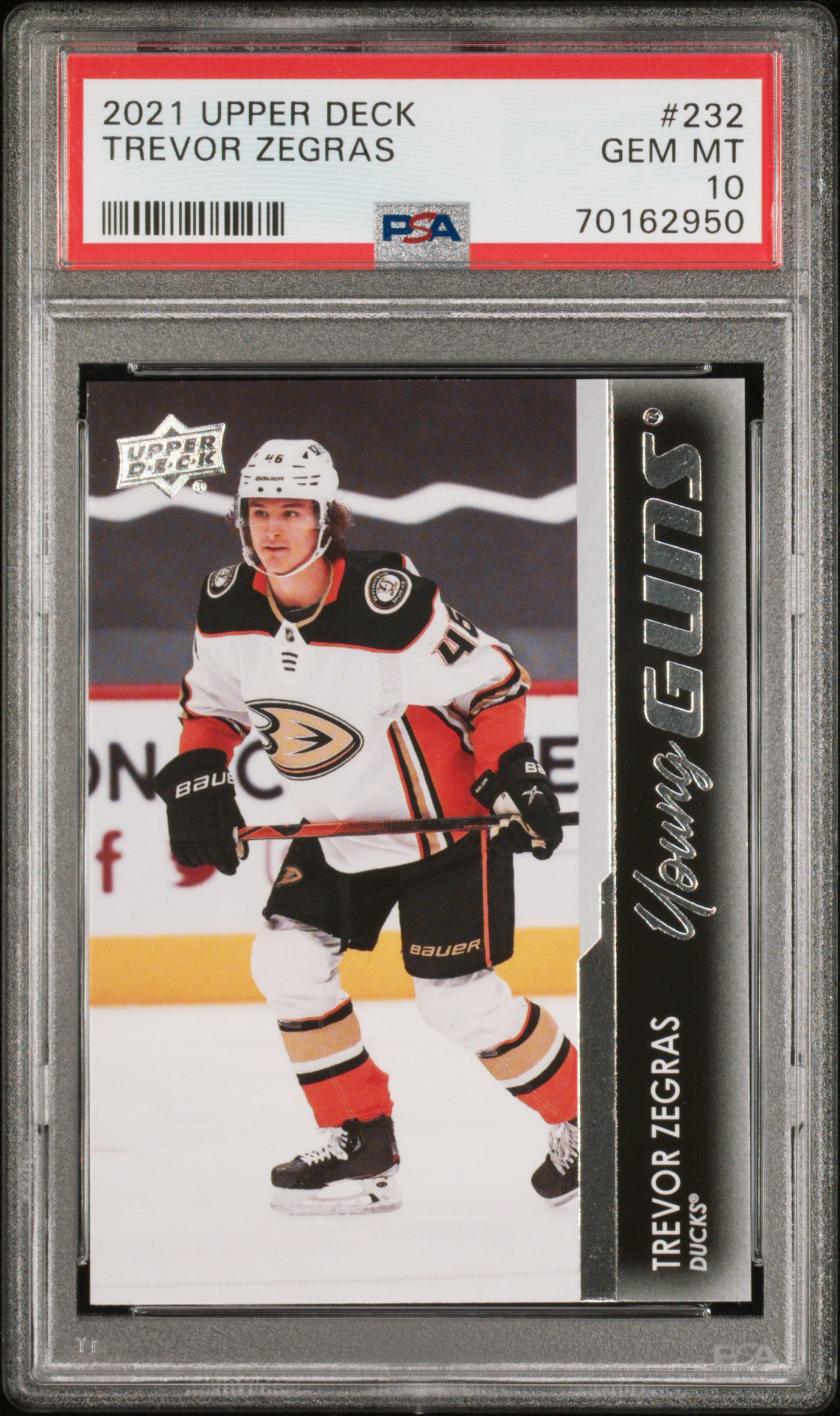 2021-2022 UPPER DECK #232 TREVOR ZEGRAS