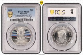 2022 50C Victorian Railways R711 Australian Rail Heritage MS68