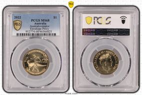 2022 $1 Australovenator Envelope Privy MS68