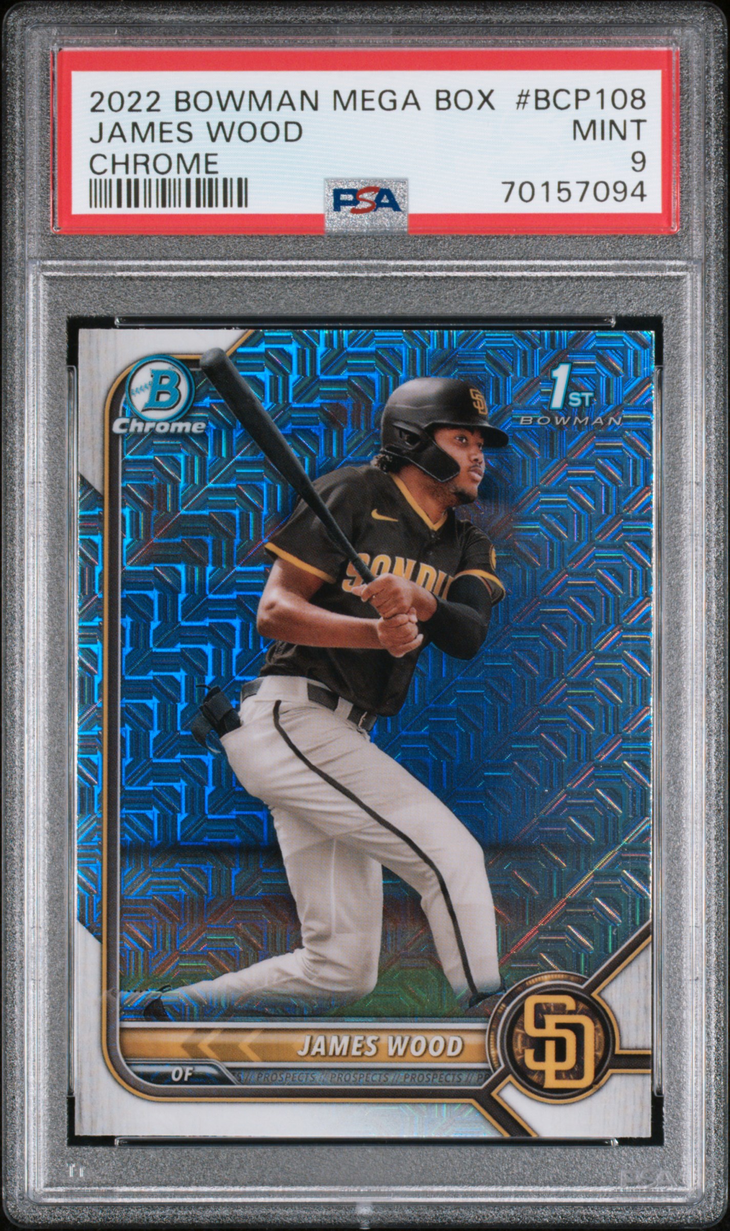 2022 BOWMAN MEGA BOX CHROME #108 JAMES WOOD CHROME